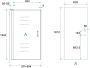 Wiesbaden Nisdeur Eco | 90x195x0.6 cm | Helder glas | Chroom beslag - Thumbnail 3