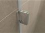 Wiesbaden Nisdeur Less | 70x200 cm | Nano-coating | Incl.Schanierset | Helder glas | Chroom beslag - Thumbnail 3