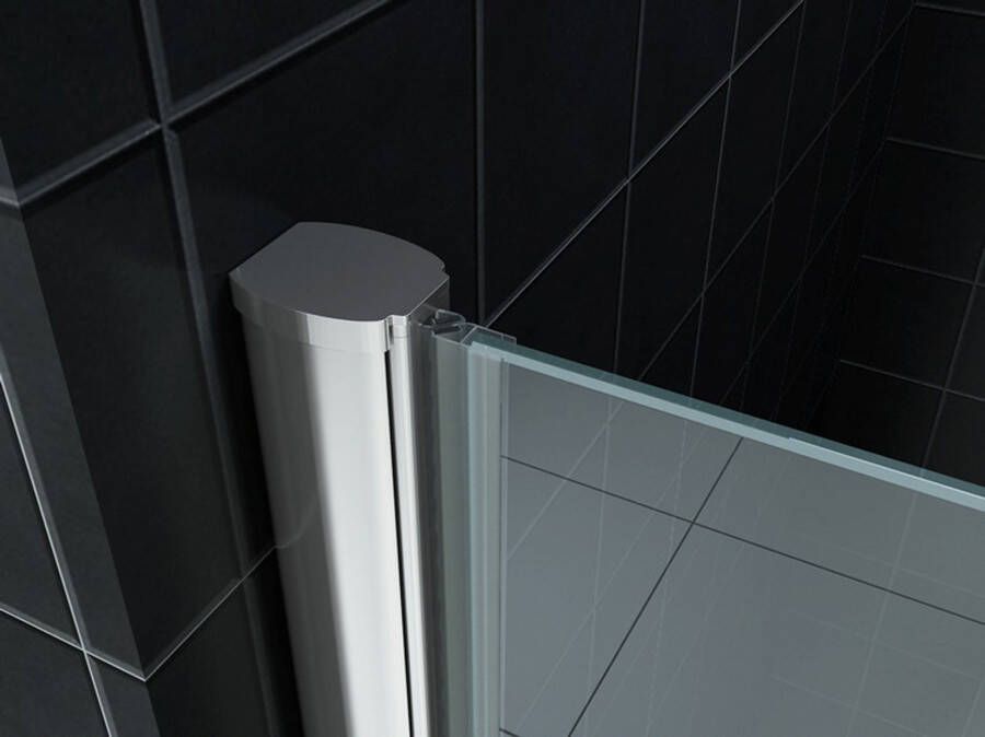 Wiesbaden Partly draaideur links gedeeltelijk matglas 90x200 cm
