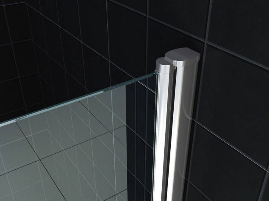Wiesbaden Partly draaideur links gedeeltelijk matglas 90x200 cm