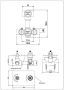 Wiesbaden Caral one-pack complete inbouwthermostaatset met muurbevestiging met 30 cm hoofddouche geborsteld messing - Thumbnail 5