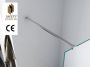 Wiesbaden Graffic inloopdouche 1000 x 2000 x 10 mm nano safety glass folie helder glas chroom 20.3757 - Thumbnail 7