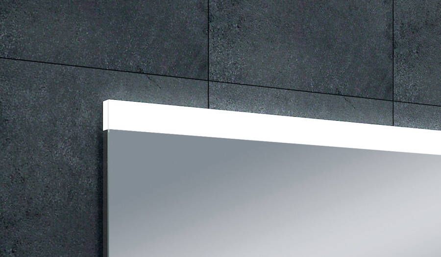Wiesbaden Badkamerspiegel Single | 80x60 cm | Rechthoekig | Directe en indirecte LED verlichting | Touch button | Met verwarming