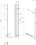 Wiesbaden Staafhanddoekradiator Callista | 150x6.3 cm | Elektrisch | 60 watt | Mat zwart - Thumbnail 4