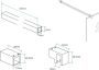 Wiesbaden Stabilisatiestang Slim | 120 cm | T.b.v. vrijstaande inloopdouce | Geborsteld brons koper - Thumbnail 2