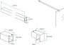 Wiesbaden Stabilisatiestang Slim | 120 cm | t.b.v. inloopdouche | Gunmetal - Thumbnail 2