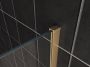 Wiesbaden Thinline profiel set 200 cm met stabilisatiestang 120 cm geborsteld messing - Thumbnail 7