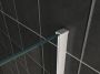 Wiesbaden Thinline profiel set 200 cm met stabilisatiestang 120 cm wit mat - Thumbnail 8