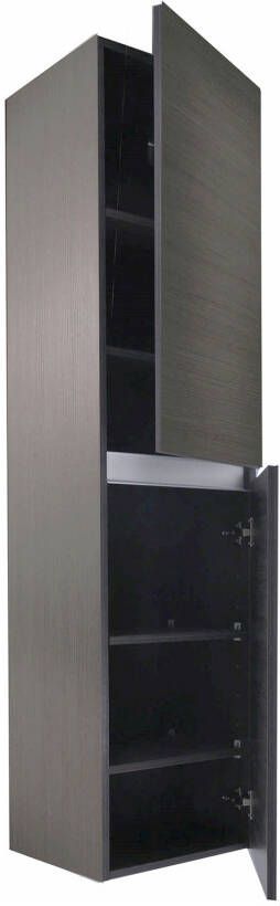 Wiesbaden Vision kolomkast 160 cm 2 deuren houtnerf grijs