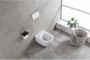 Wiesbaden Wandcloset Vesta | 52 cm | Rimless | Bidet functie-koud water | Excl.Toiletzitting | Keramiek | Glans wit - Thumbnail 4