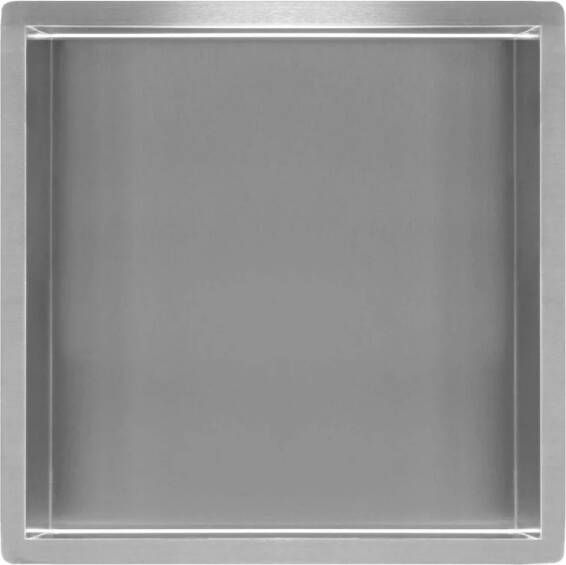 Wiesbaden Wandnis Demis | Inbouw | 30x30x7 cm | 1 vak | RVS