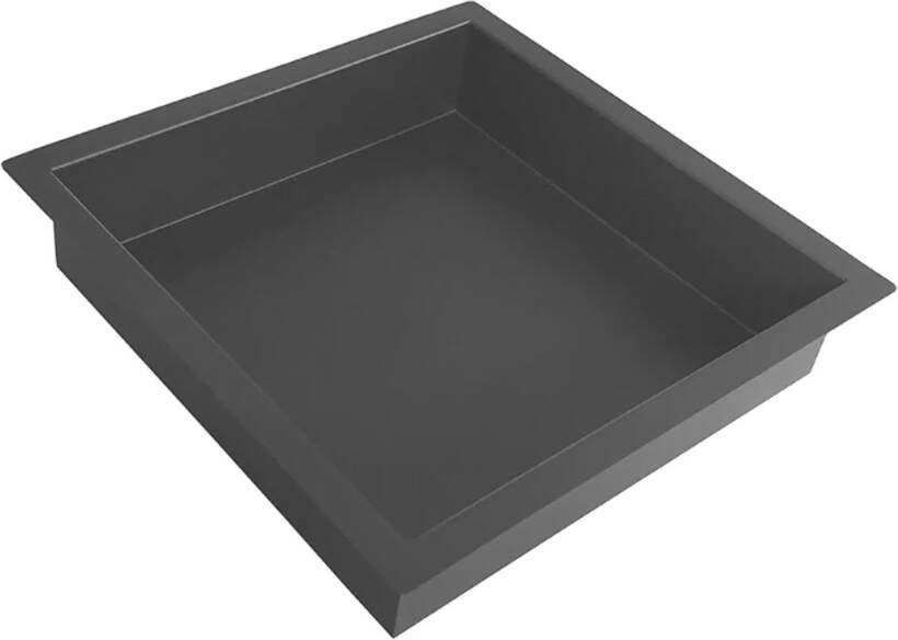 Wiesbaden Wandnis Demis | Inbouw | 30x30x7 cm | 1 vak | Zwart mat