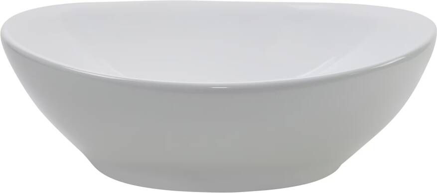 Wiesbaden Waskom Barco | 40x33x14.5 cm | Keramiek | Vrijstaand | Ovaal | Wit