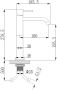 Wiesbaden Wastafelkraan Style | Opbouw | Mengkraan | Hoog model | 1-hendel | Rond | Zwart mat - Thumbnail 2