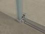 Xellanz Douchecabine Wiesbaden Rechthoek Schuifdeur 140x100x200cm Antikalk Helder Glas Aluminium Profiel 8mm Veiligheidsglas Easy Clean - Thumbnail 10