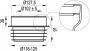 WISA Closetafvoermanchet nummer 4 model NKS 116-125mm aansluitdiameter kunststof wit 7000120200 - Thumbnail 5