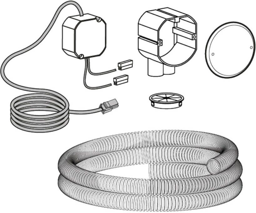 Wisa Tronic inbouw adapter