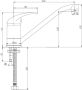 Xellanz Keukenkraan Athos | Opbouw | 360° Draaibaar | Mengkraan | 1-hendel | Rond | Chroom - Thumbnail 3