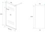 Diamond Line Inloopdouche Eco 140x200cm Antikalk Helder Glas Chroom Profiel 8mm Veiligheidsglas Easy Clean - Thumbnail 12