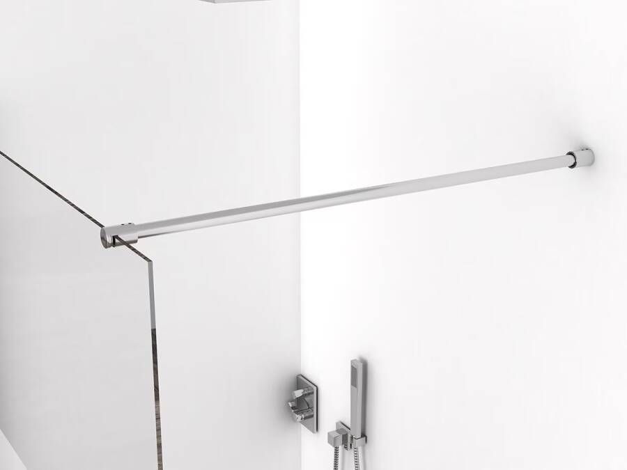 Xellanz Inloopdouche Eco | 100x220 cm | Helder glas | Chroom beslag