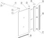 Xellanz Inloopdouche Eco | 100x220 cm | Helder glas | Chroom beslag - Thumbnail 4