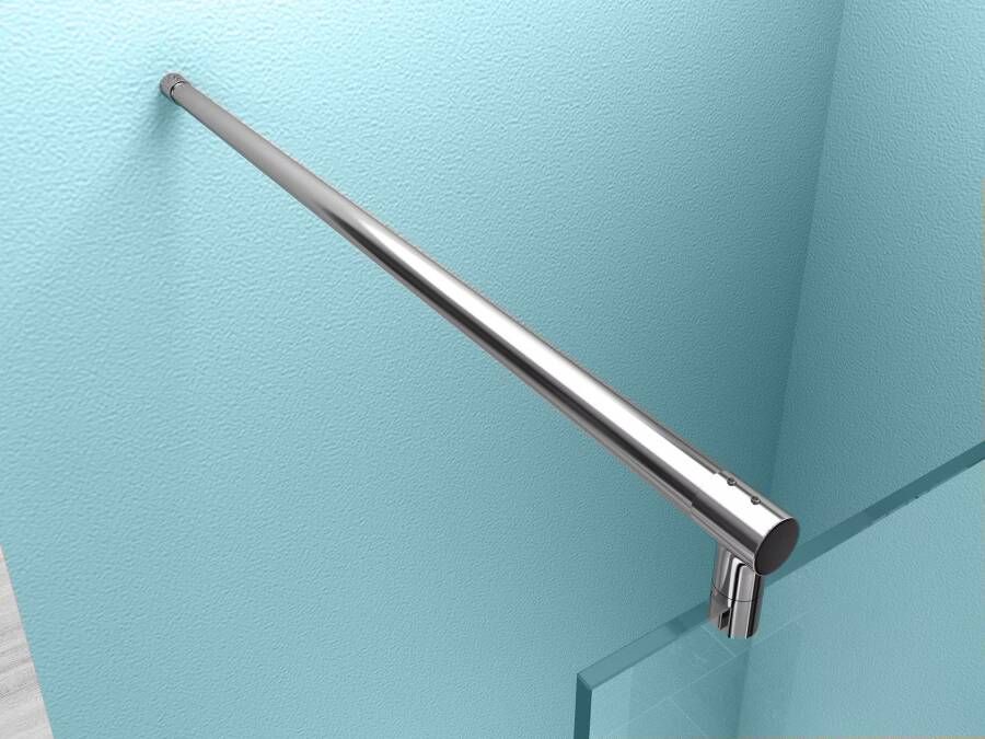 Xellanz Eco inloopdouche 700x2000x8 mm nano helder glas chroom