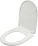 Xellanz Toiletbril Menir Softclose en Quickrelease Toiletzitting 42 7x35x4 2cm Wit - Thumbnail 4