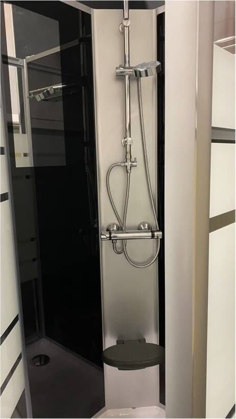Xellanz Thermo complete douchecabine 90x90x218 aluminium chroom profielen