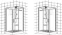 Xellanz Thermo complete douchecabine links 120x90x218 aluminium chroom profielen - Thumbnail 4