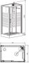 Xellanz Thermo complete douchecabine rechts 120x90x218 aluminium chroom profielen - Thumbnail 3