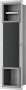 Xellanz Toiletrolhouder set Rocko | Zonderklep | Met reserverolhouder | Gunmetal - Thumbnail 2