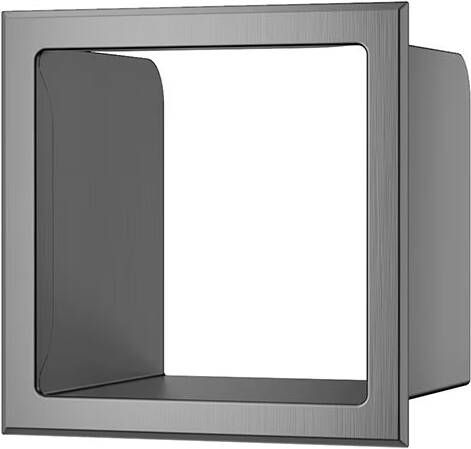 Xellanz Toiletrolhouder set Rocko | Zonderklep | Met reserverolhouder | Gunmetal