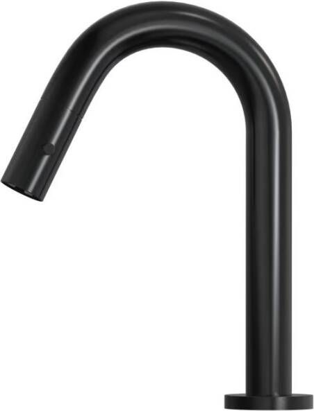 Xenz Duero Plus fonteinkraan 11 cm opbouw rond mat zwart