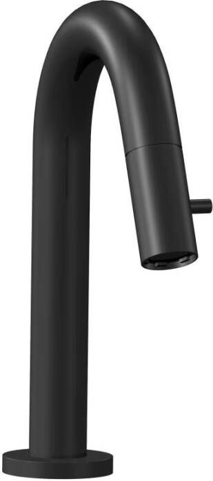 Xenz Duero Plus fonteinkraan 11 cm opbouw rond mat zwart