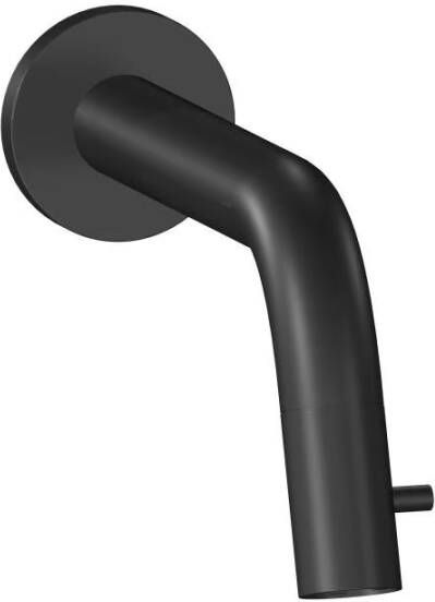 Xenz Duero Plus wandfonteinkraan 18 cm inbouw inkortbaar mat zwart