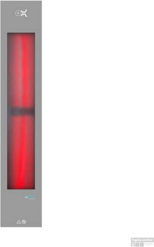 Xenz Feel Good Shower L infrarood inbouw 110x27 cm grijs