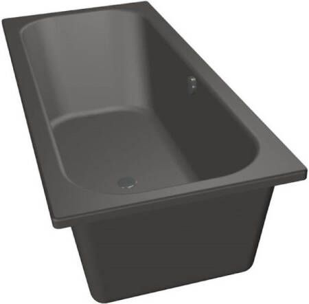 Xenz Ligbad Aruba | Inbouw | 170x75 cm | Incl.Badafvoer | Met overloop | Acryl | Cement mat