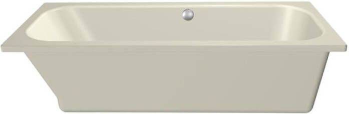 Xenz Ligbad Aruba | Inbouw | 170x75 cm | Incl.Badafvoer | Met overloop | Acryl | Pergamon glans