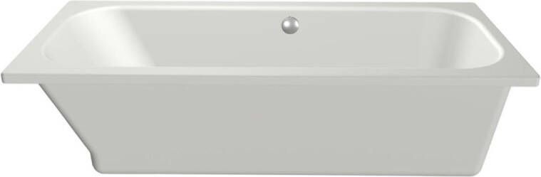 Xenz Ligbad Aruba | Inbouw | 170x75 cm | Incl.Badafvoer | Met overloop | Acryl | Mat wit