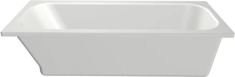 Xenz Ligbad Aruba | Inbouw | 170x75 cm | Incl.Badafvoer | Zonder overloop | Acryl | Glans wit