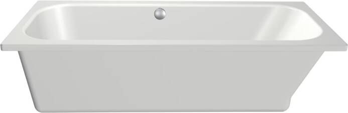 Xenz Ligbad Aruba | Inbouw | 190x80 cm | Incl.Badafvoer | Met overloop | Acryl | Glans wit