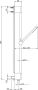 Xenz Pure Glijstangset 70cm met geïntegreerde wandinlaat chroom Hoogglans PU5960-51 - Thumbnail 2