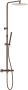 Xenz Regendouche set Duero | Opbouw | 30 cm | Thermostaatkraan | Telescopisch | Brons geborsteld PVD coating - Thumbnail 2