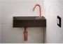Xenz Fontein Rosa | 45x20 cm | Keramiek | Wandmontage | 1 kraangat | Rechthoek | Coffee mat - Thumbnail 4