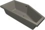 Xenz Society 160 ligbad 160x90cm met overloop zonder afvoer Hoekopstelling rechts Acryl Edelweiss mat 6882-03 - Thumbnail 14