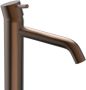 Xenz Wastafelkraan Duero | Opbouw | Mengkraan | Hoog model | Brons geborsteld PVD coating - Thumbnail 3