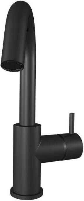 Xenz Wastafelkraan Duero | Opbouw | Mengkraan | Hoog model | Ebony (zwart mat)