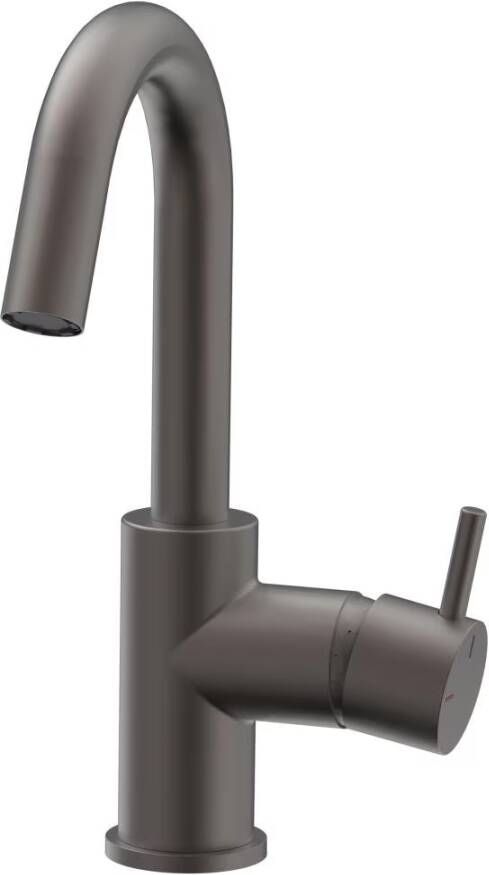 Xenz Wastafelkraan Duero | Opbouw | Mengkraan | Hoog model | Grafiet PVD