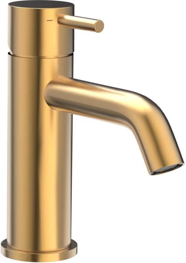 Xenz Wastafelkraan Duero | Opbouw | Mengkraan | Standaard model | Goud geborsteld