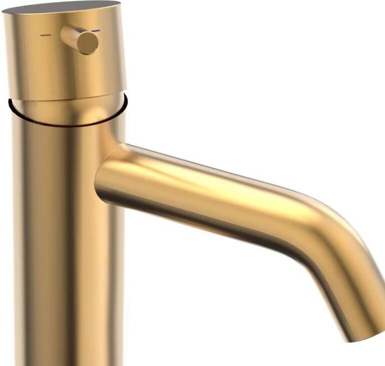 Xenz Wastafelkraan Duero | Opbouw | Mengkraan | Standaard model | Goud geborsteld
